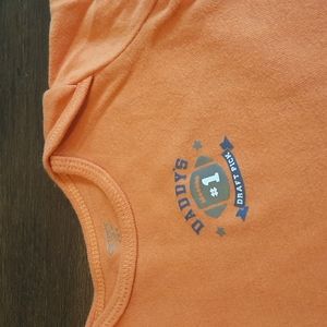 Daddy's Draft Pick Carter's onesie 6 months